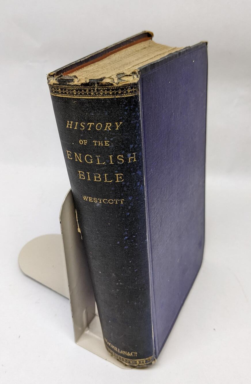 1868 1st Ed - A General View of the History of the English Bible Brooke Westcott